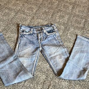 Cowgirl tuff size 13 boot cut jeans (stain in photo)